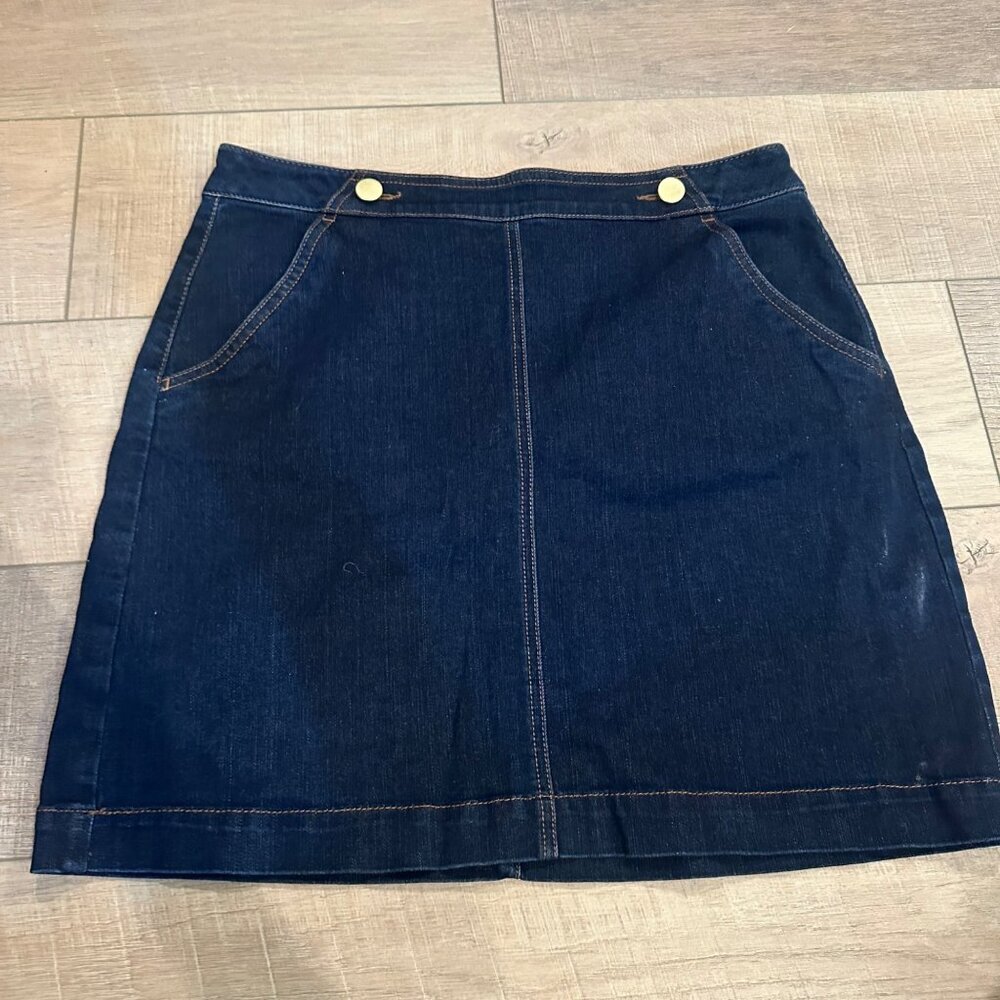 LOFT WOMENS SIZE 8 DENIM JEAN SKIRT